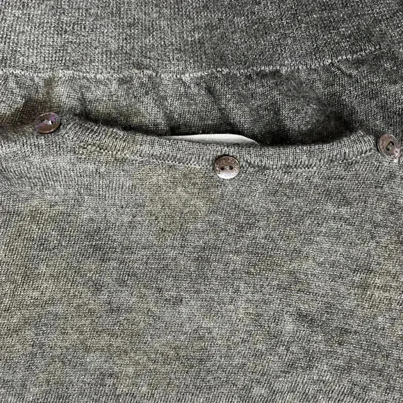 Dolce & Gabbana Alpaca Blend Knit Sweater Top Size 42 Gray Quiet Luxury Top - Picture 8 of 16